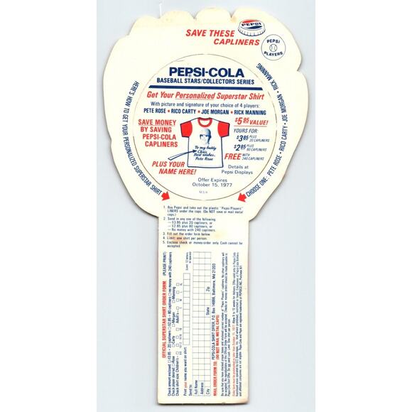 Pepsi-Cola Baseball Trading Card 1977 Greg Luzinski Philadelphia Phillies MLB - Picture 2 of 2